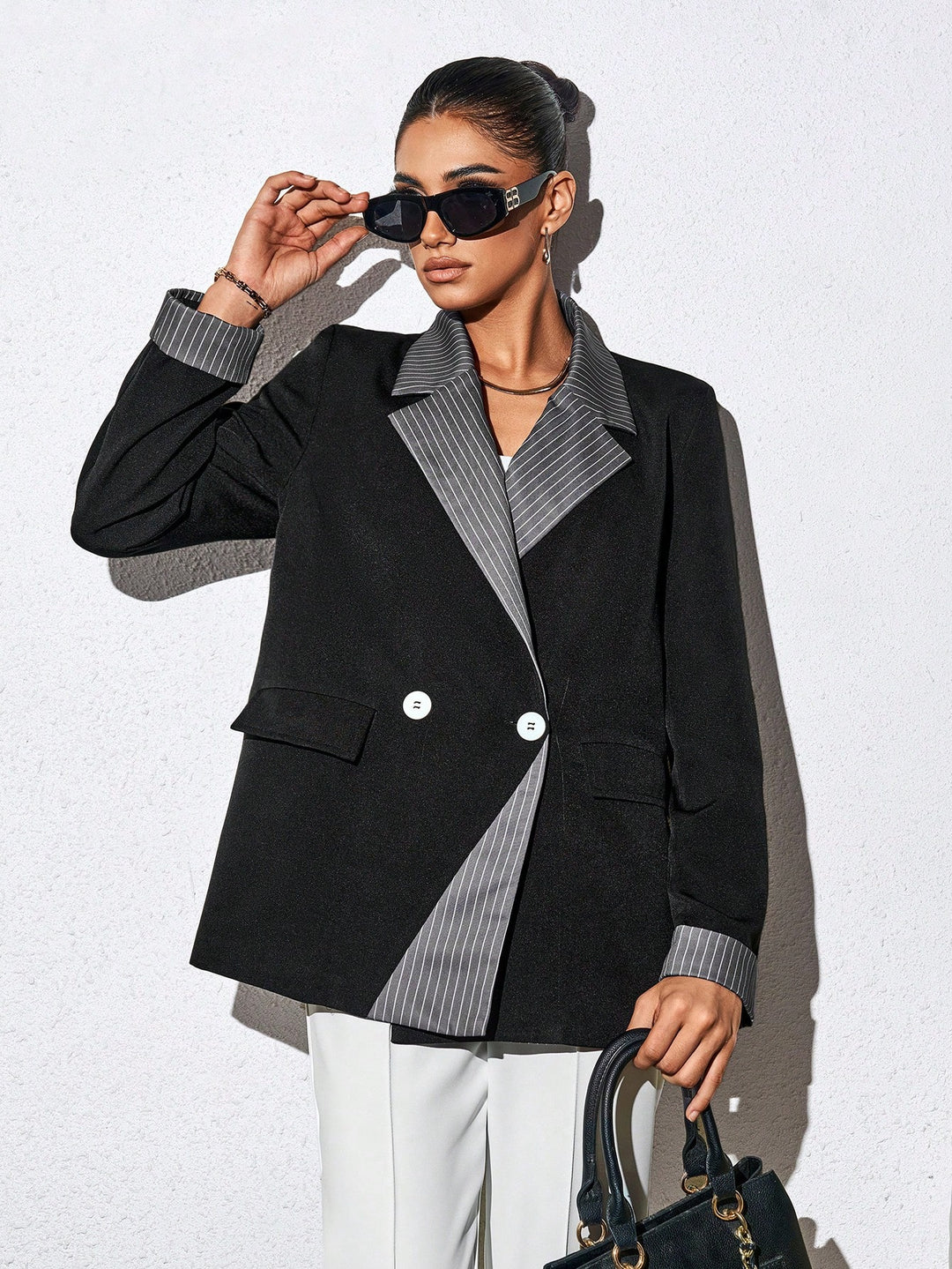 Sacou SHEIN, negru