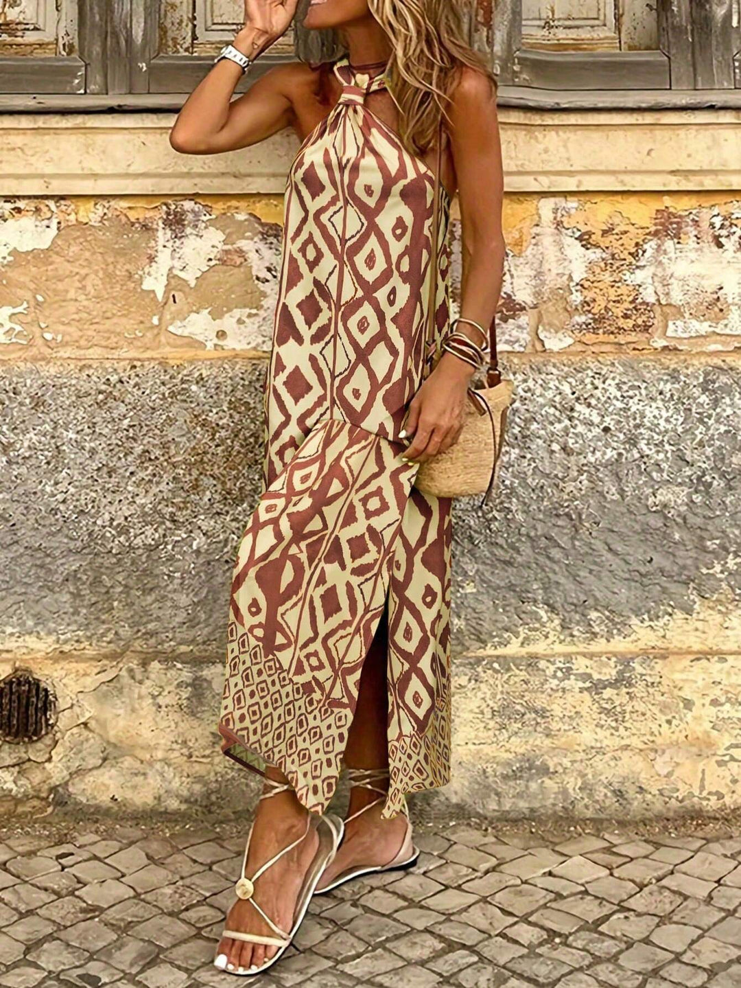 Rochie maxi SHEIN, mix culori