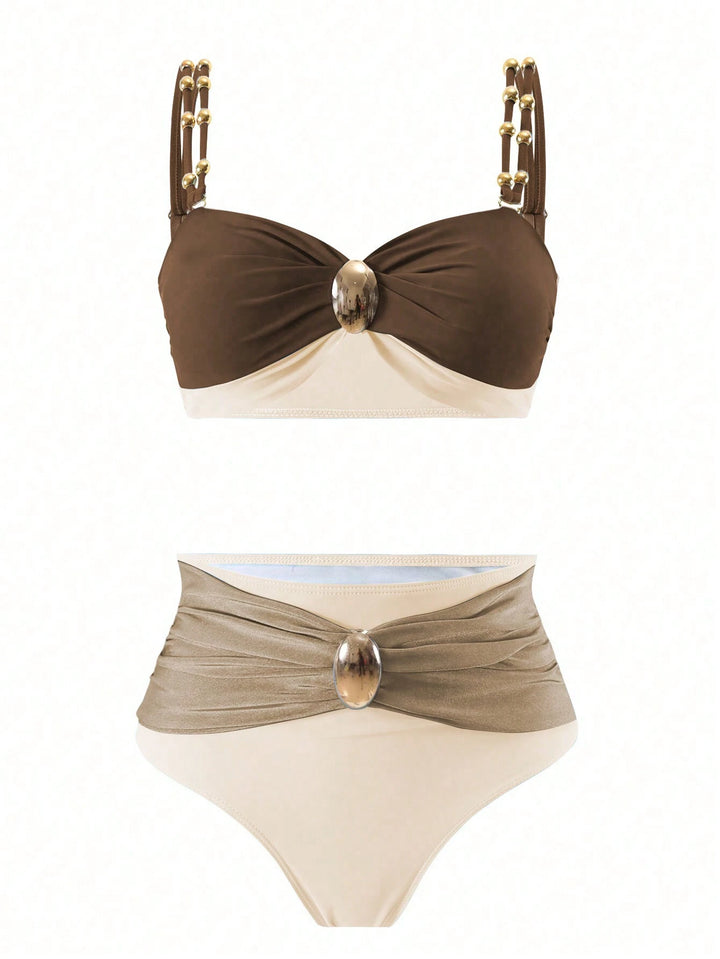 Costum de baie SHEIN, mix culori
