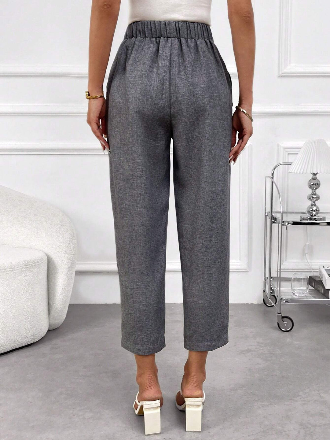 Pantaloni SHEIN, gri