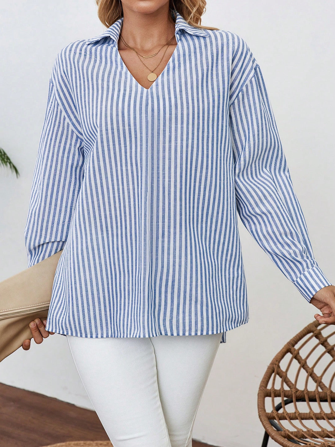 Bluza SHEIN, albastru