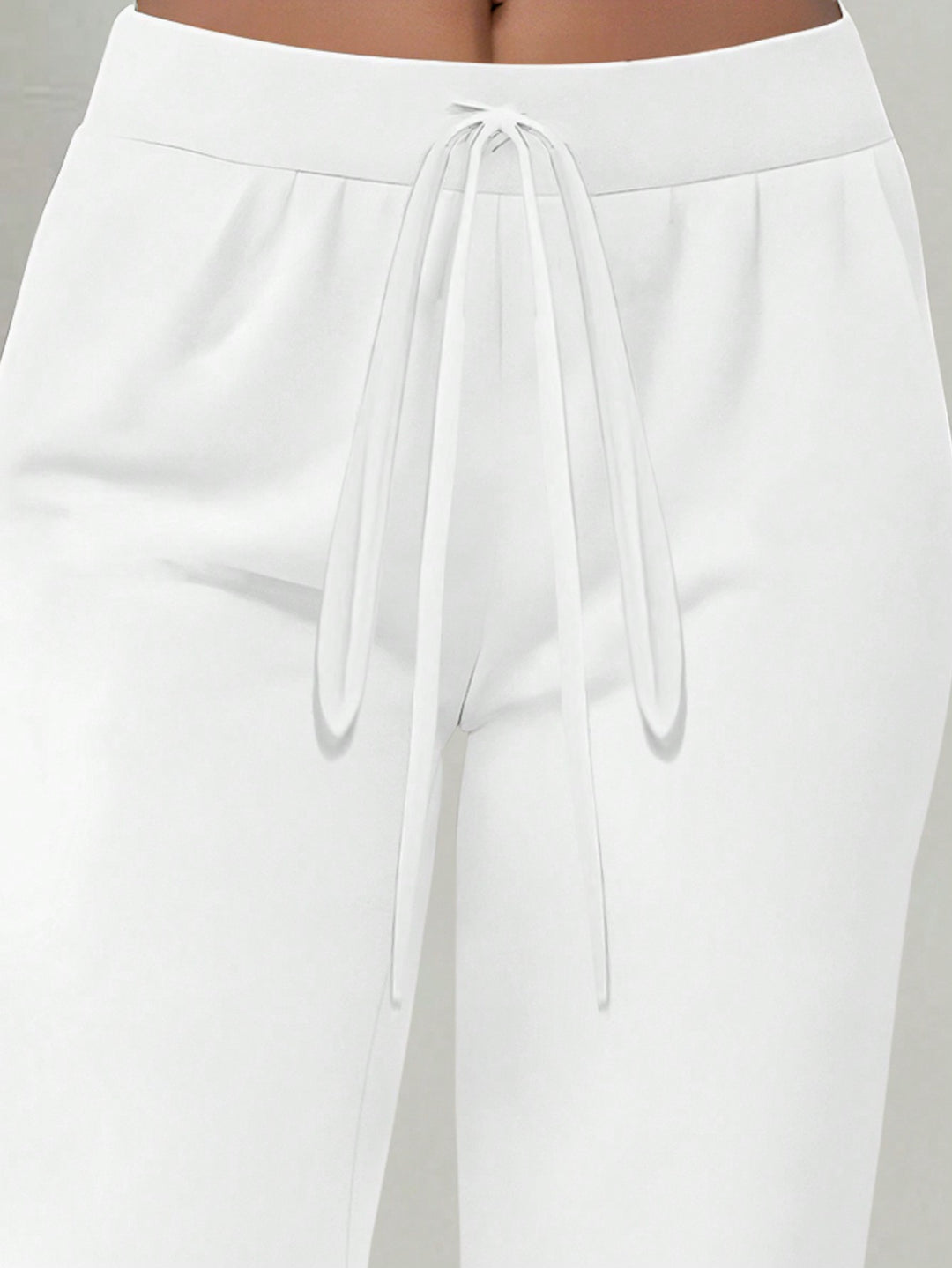 Pantaloni SHEIN, alb