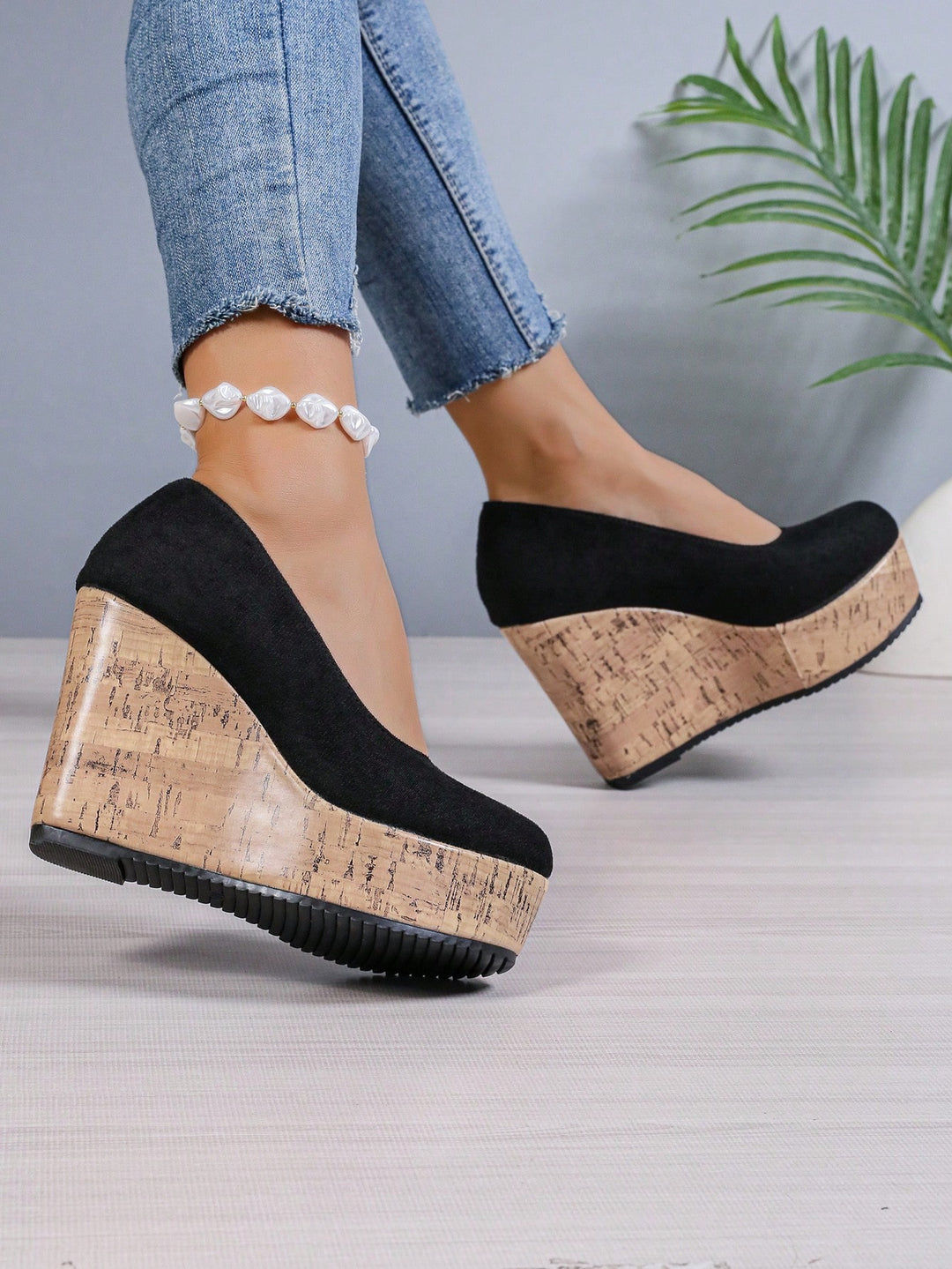 Sandale SHEIN, negru