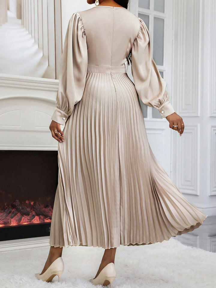 Rochie maxi SHEIN, bej