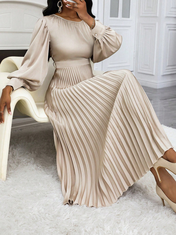 Rochie maxi SHEIN, bej