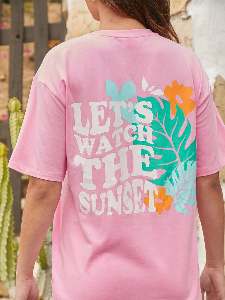 Tricou SHEIN, roz