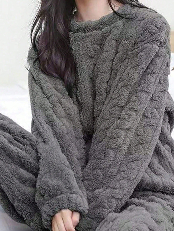 Compleu pijamale SHEIN, gri