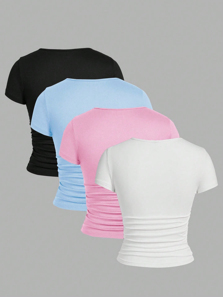 Set tricouri SHEIN, mix culori