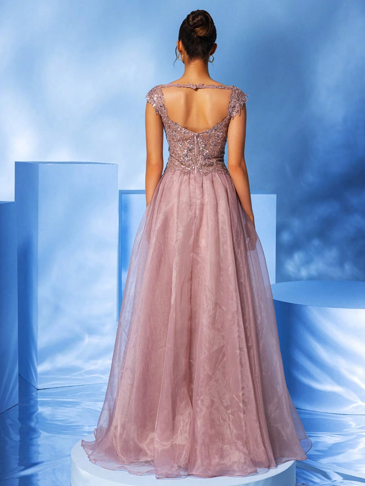 Rochie de ocazie SHEIN, roz