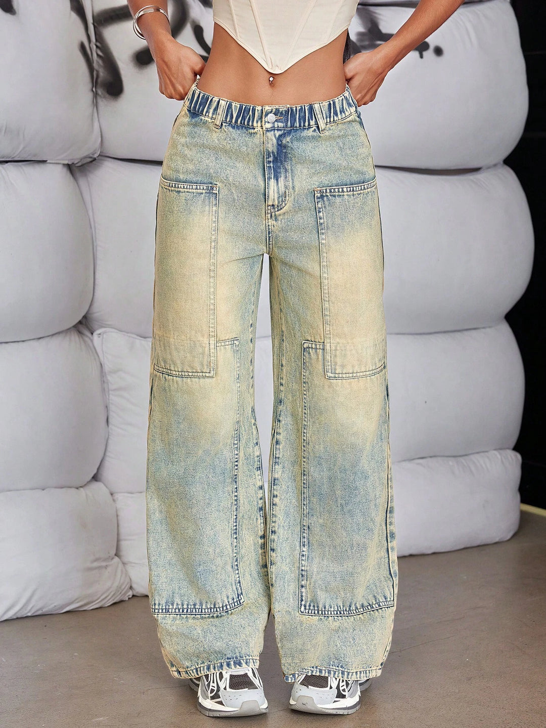 Jeans SHEIN, mix culori