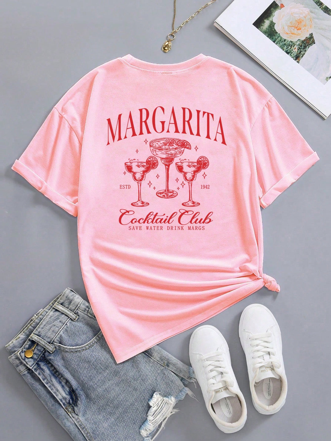 Tricou SHEIN, roz
