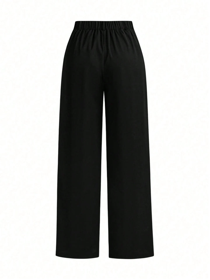 Pantaloni SHEIN, negru