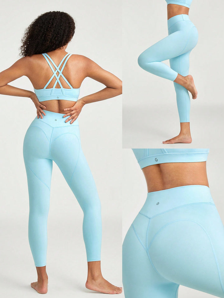 Colanți sport SHEIN, albastru