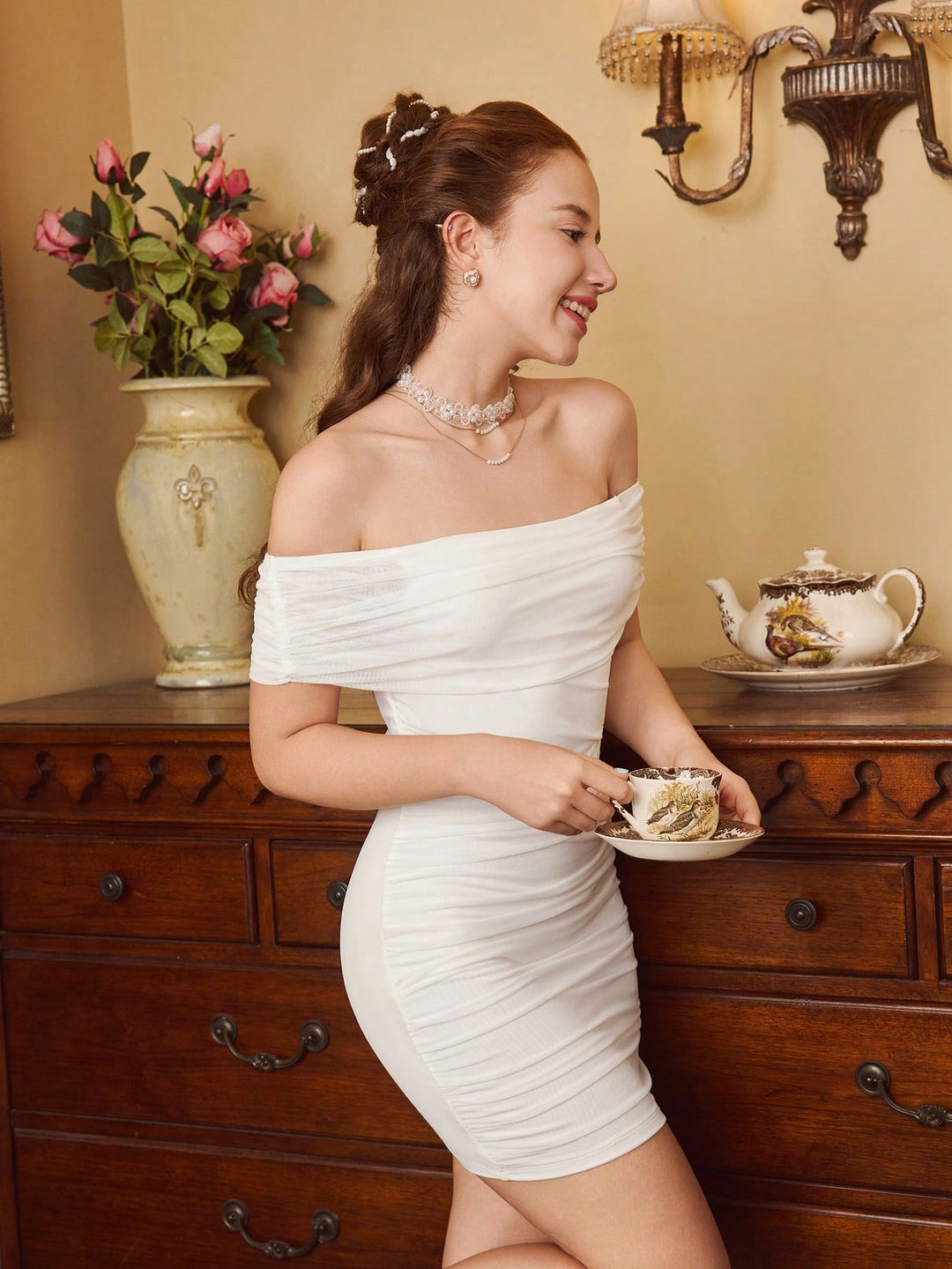 Rochie SHEIN, alb