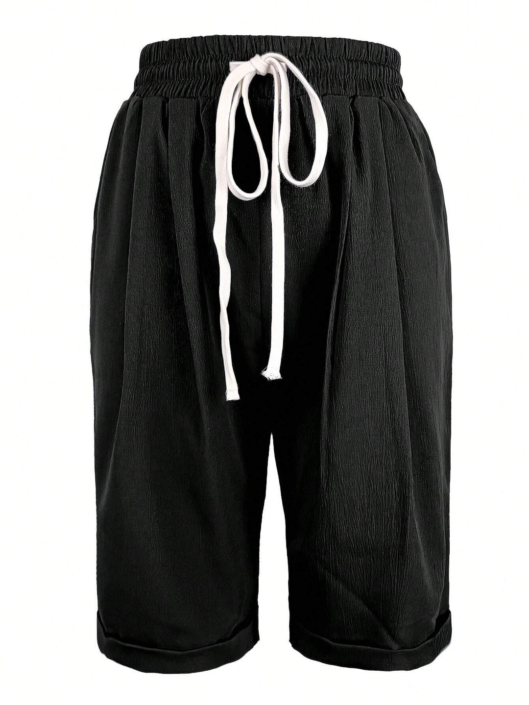 Pantaloni 3/4 SHEIN, negru