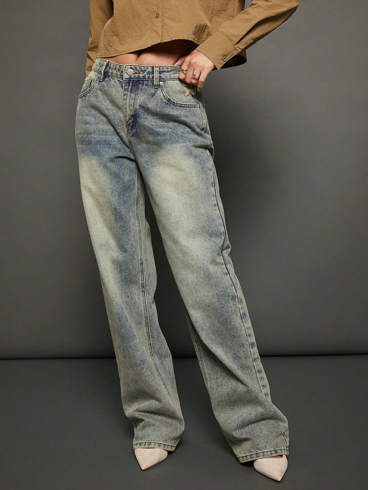 Jeans SHEIN, albastru