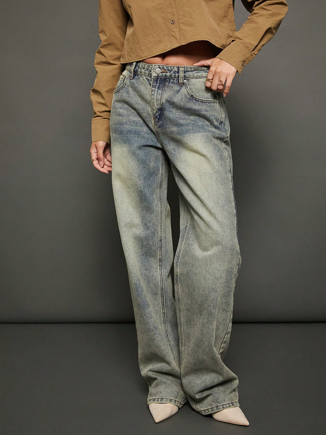 Jeans SHEIN, albastru