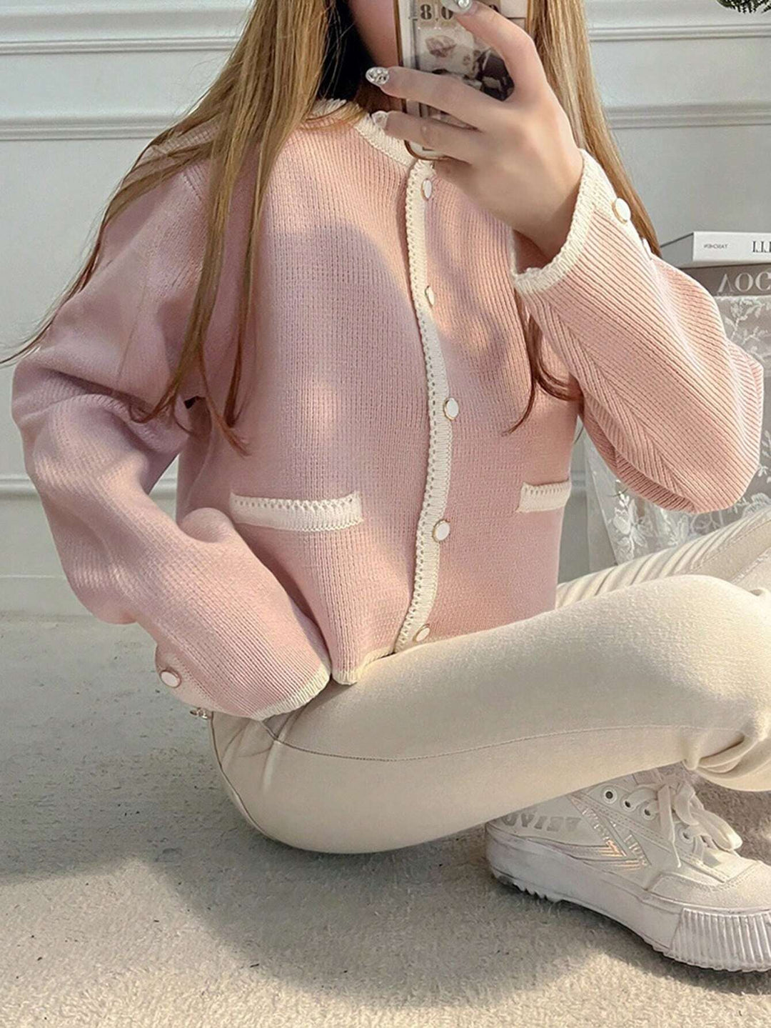 Cardigan SHEIN, roz