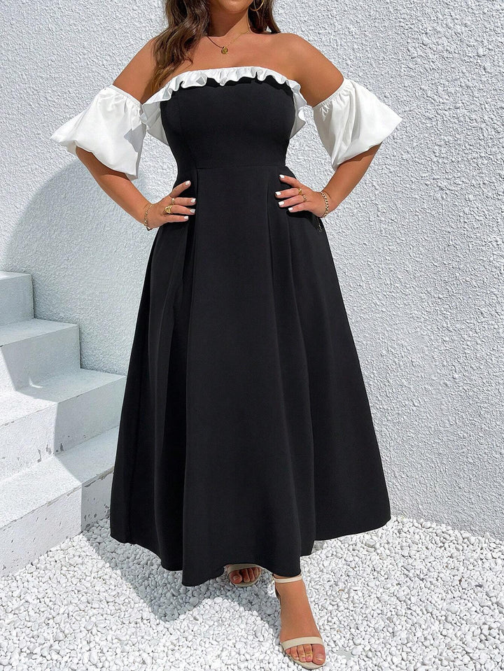 Rochie maxi SHEIN, negru