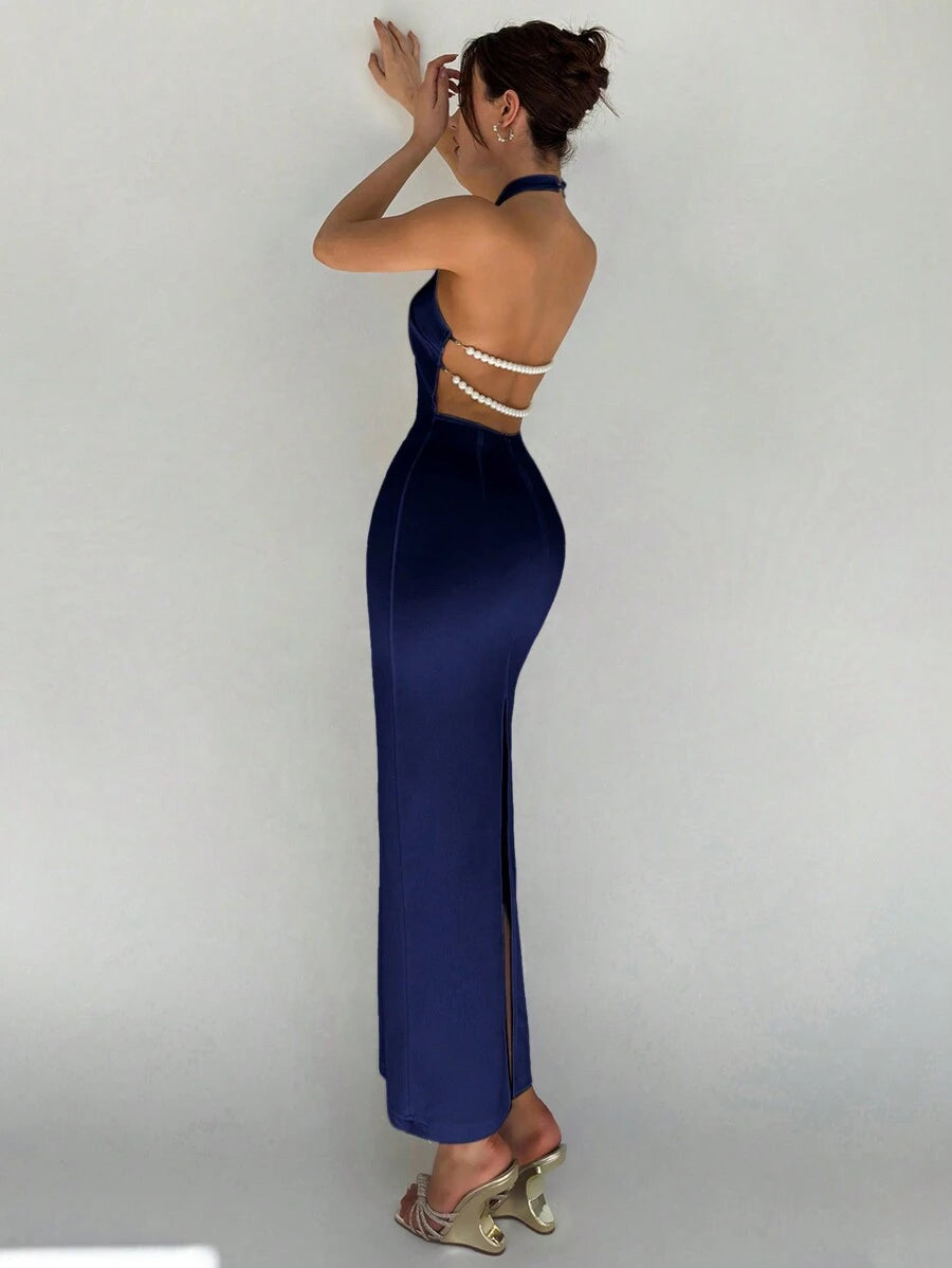 Rochie maxi SHEIN, albastru