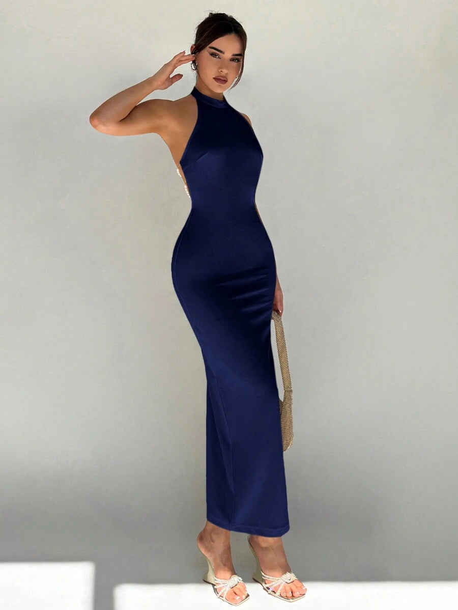 Rochie maxi SHEIN, albastru