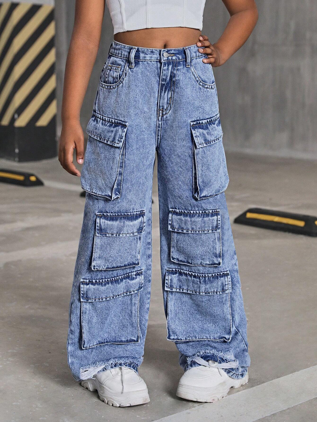 Jeans SHEIN, albastru
