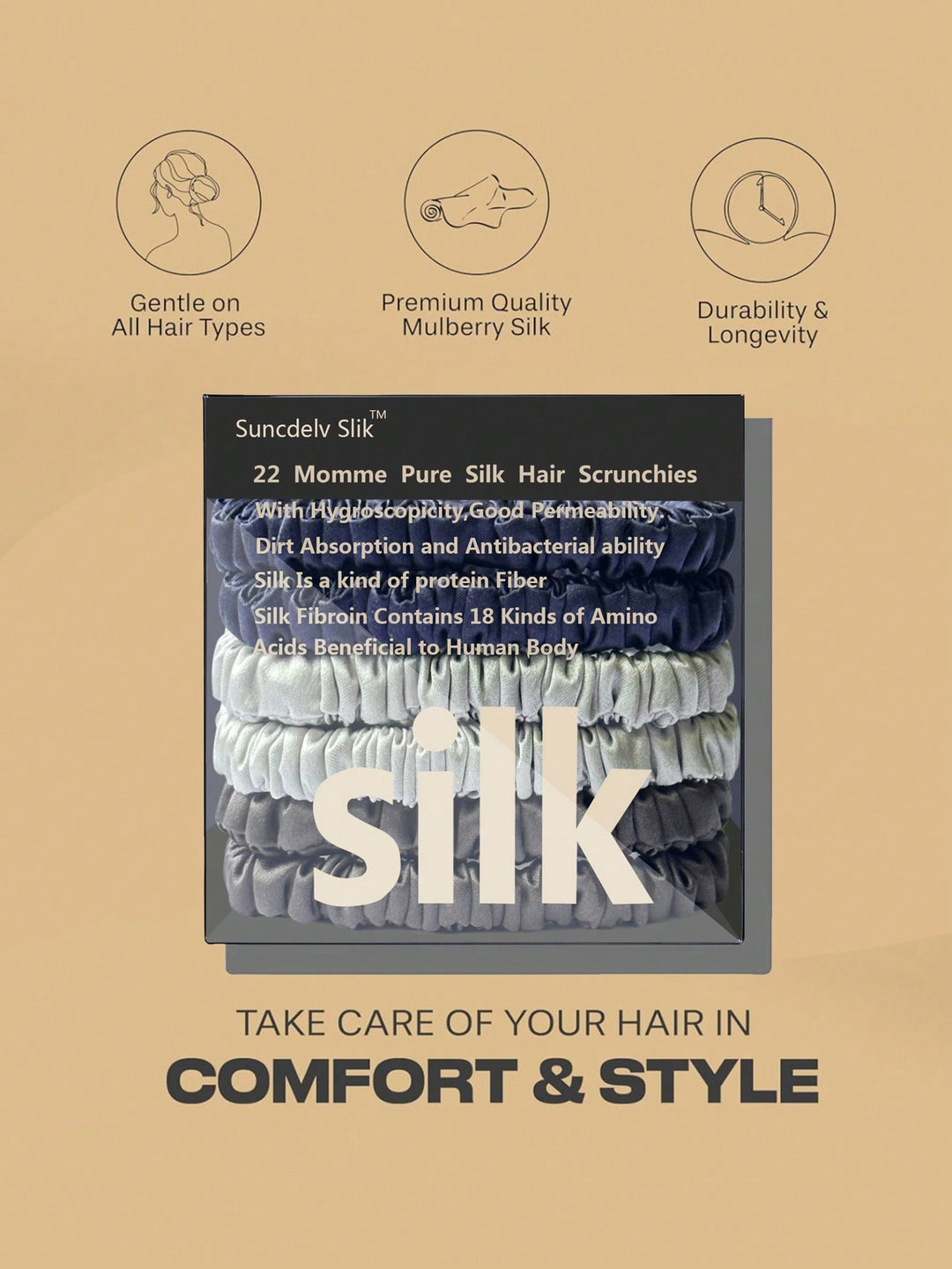 Elastic de păr SHEIN, mix culori
