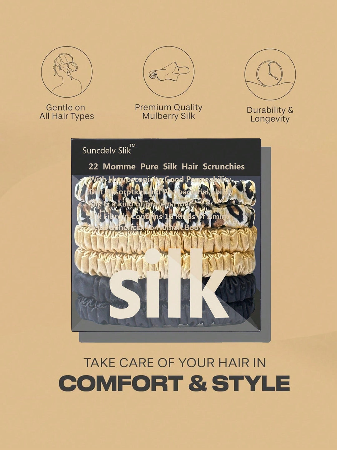 Elastic de păr SHEIN, mix culori