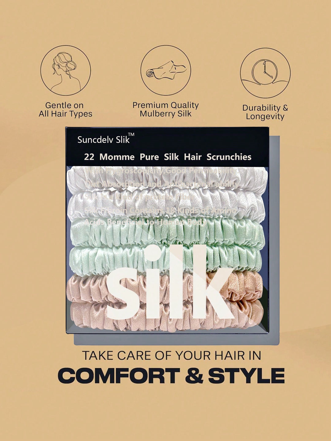 Elastic de păr SHEIN, mix culori