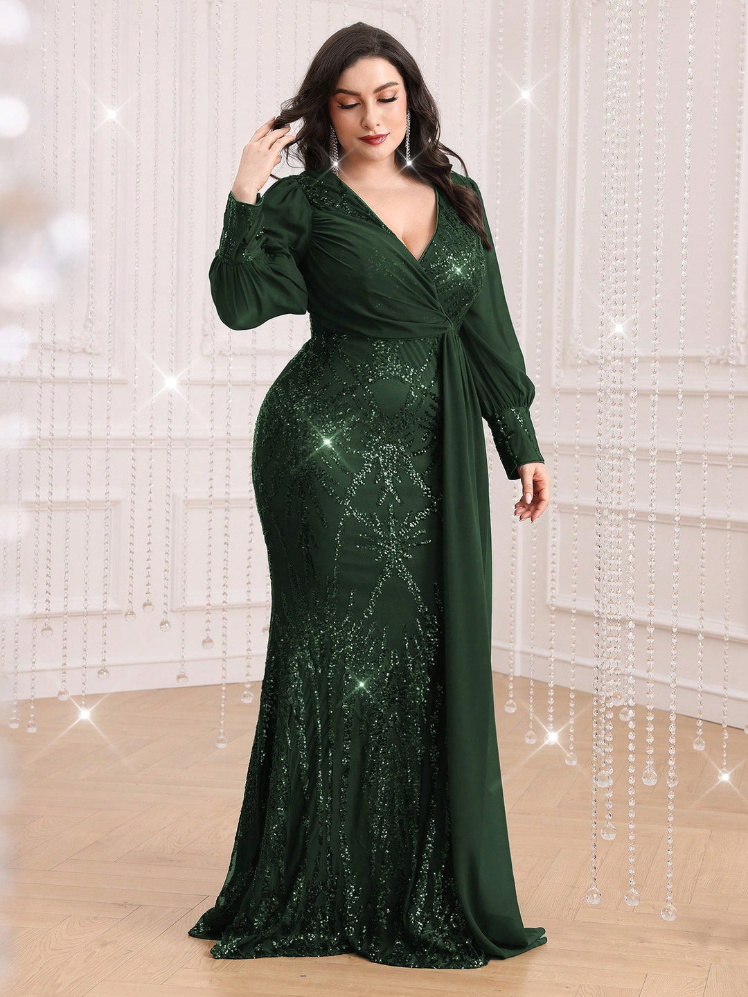 Rochie SHEIN, verde