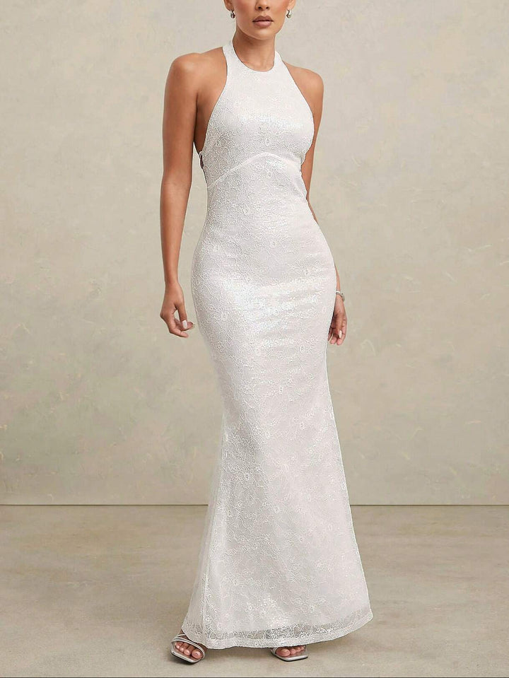 Rochie maxi Shein, alb