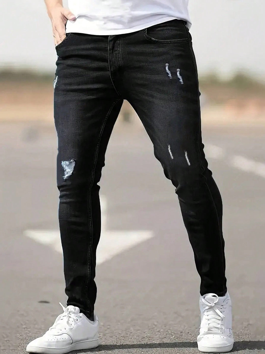 Jeans SHEIN, negru