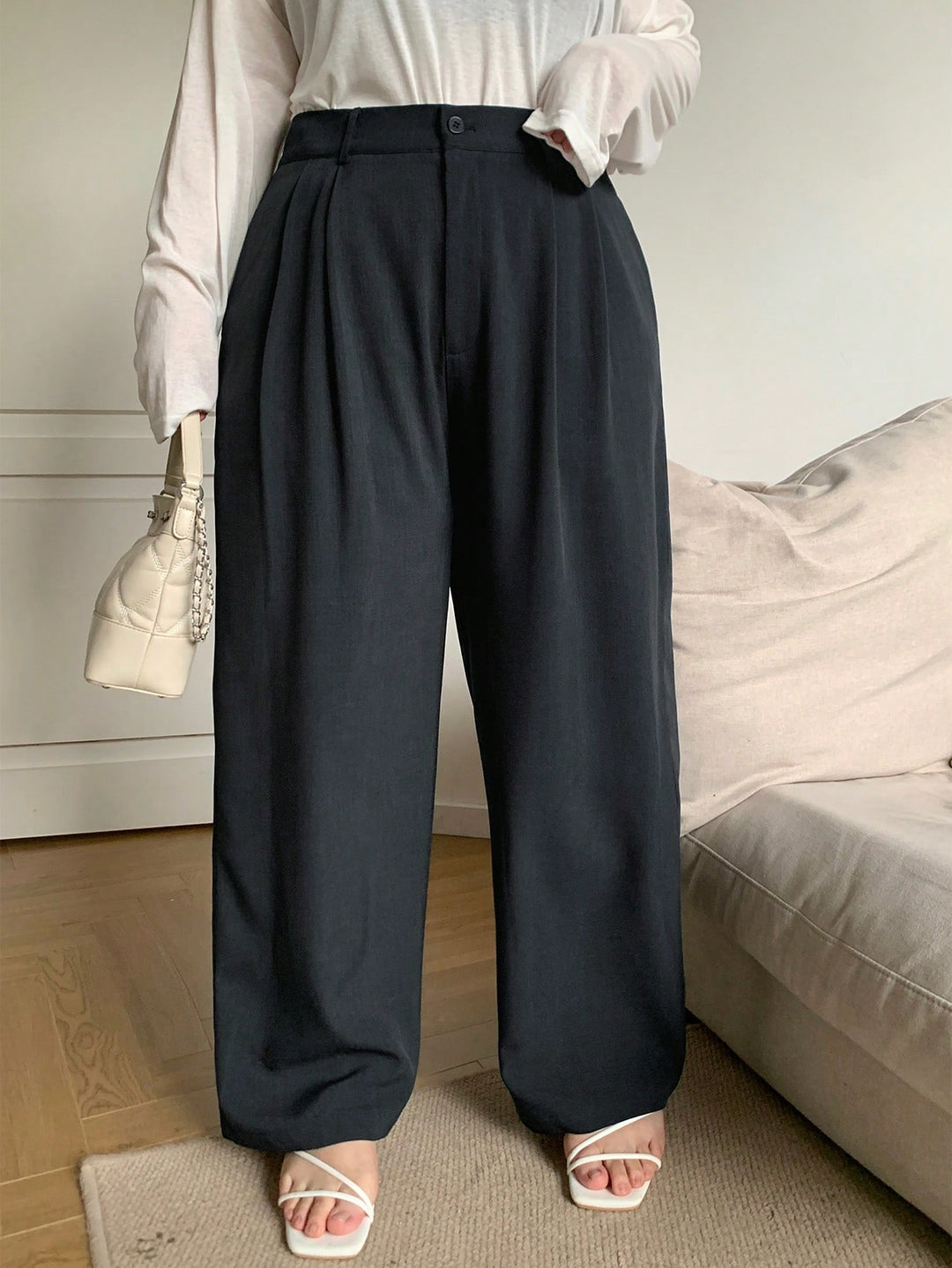 Pantaloni SHEIN, gri