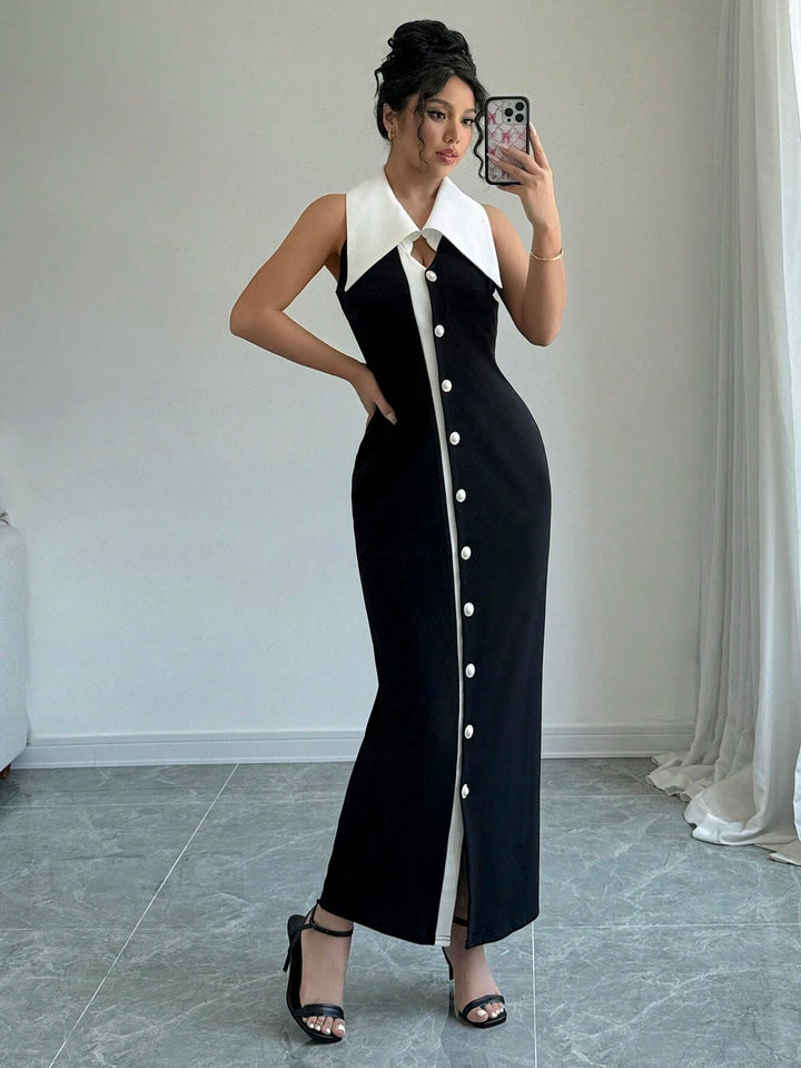 Rochie maxi SHEIN, negru