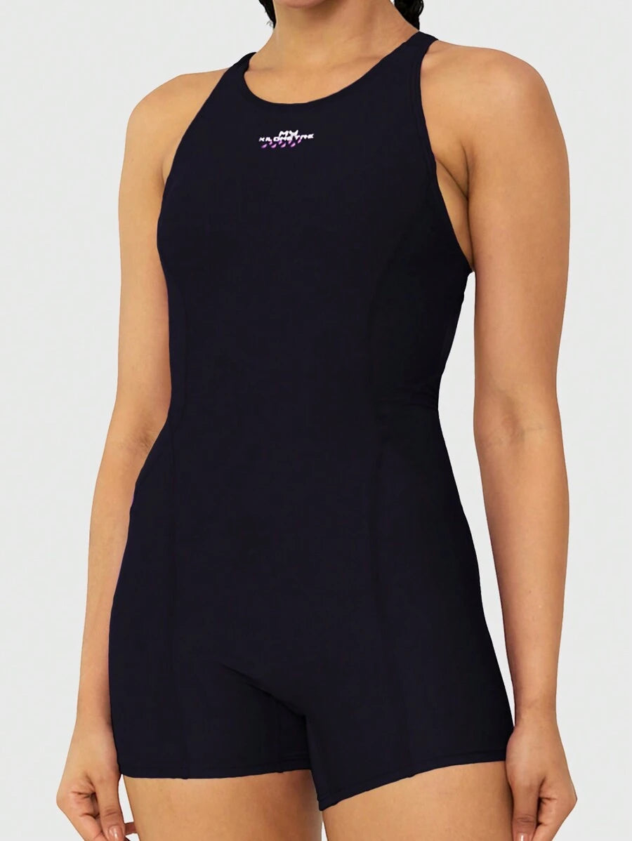Costum de baie întreg SHEIN, negru
