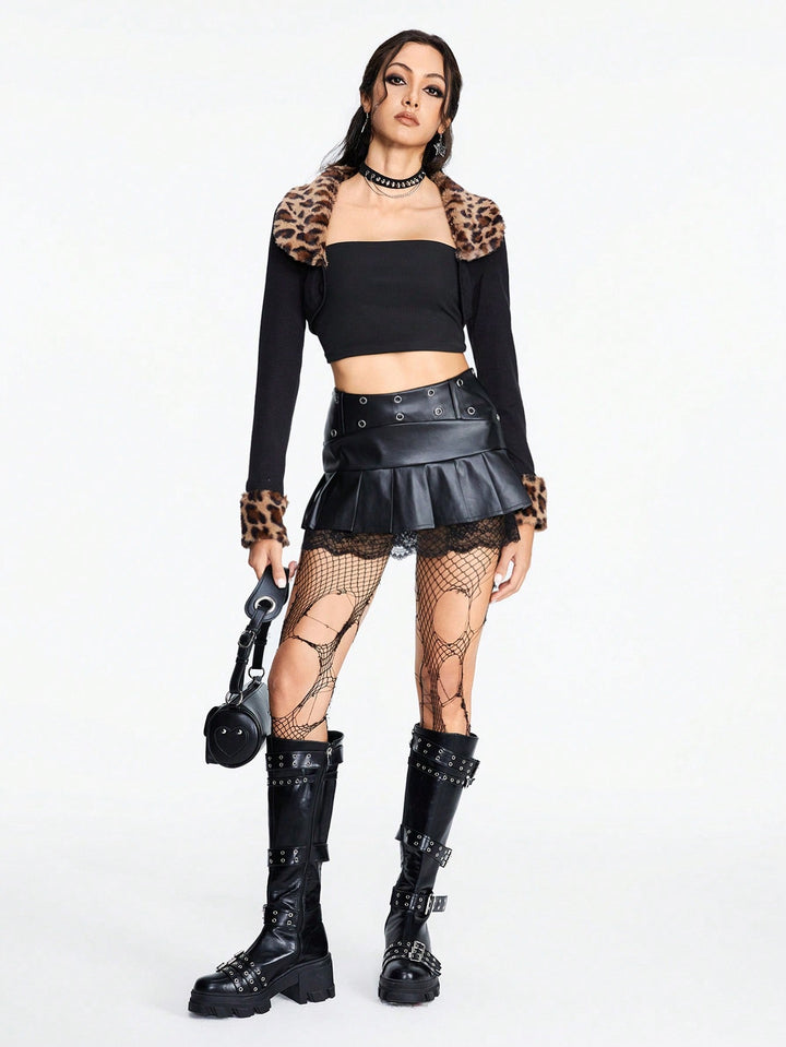 Top SHEIN, negru