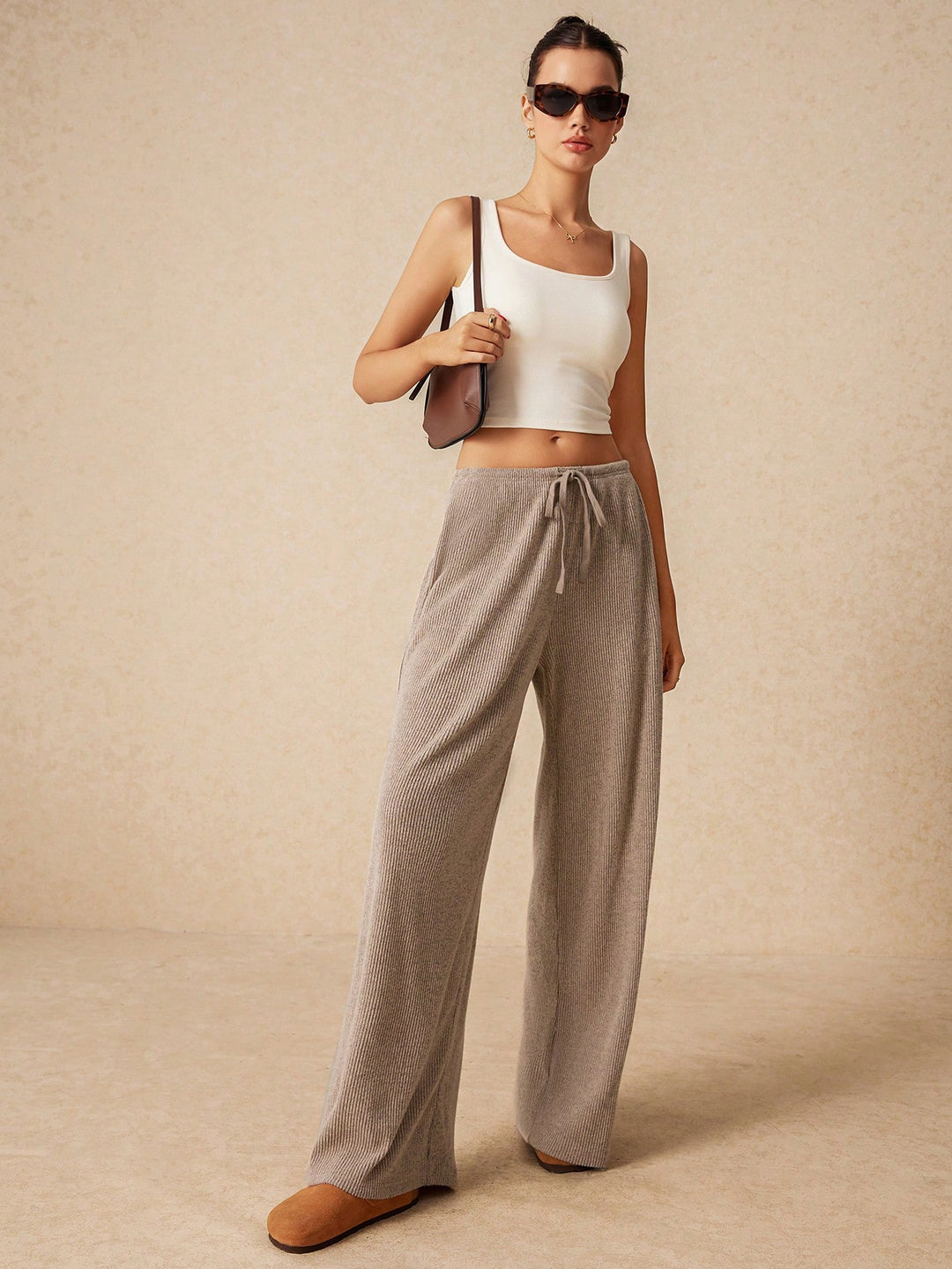 SHEIN nadrág, khaki