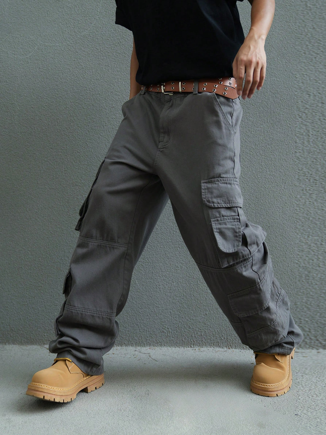 Pantaloni SHEIN, gri