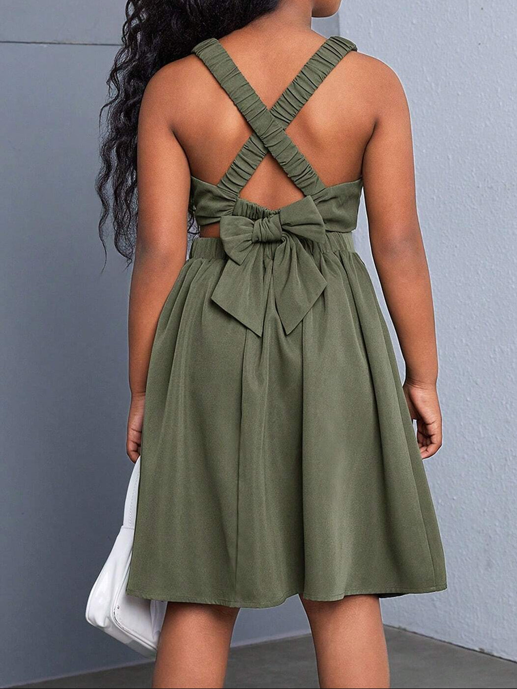 SHEIN mini ruha, khaki