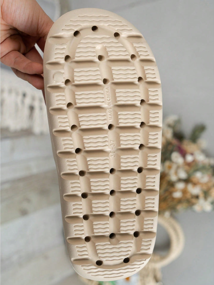 Papuc tip slide SHEIN, kaki