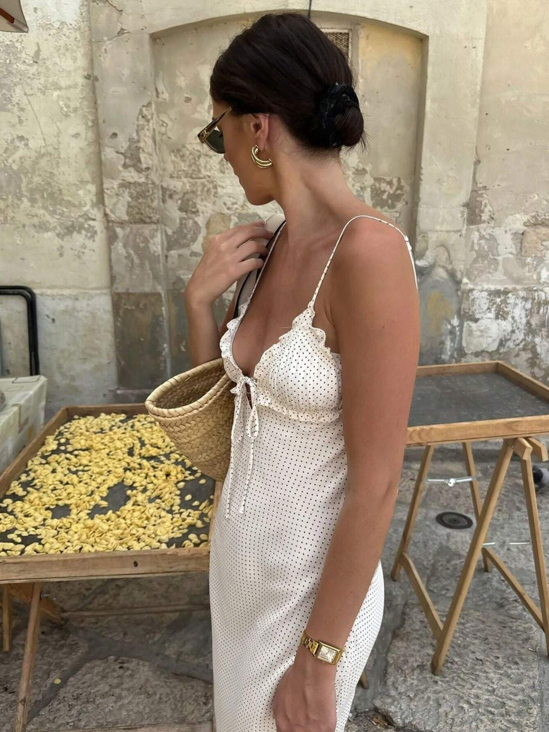 Rochie maxi SHEIN, alb