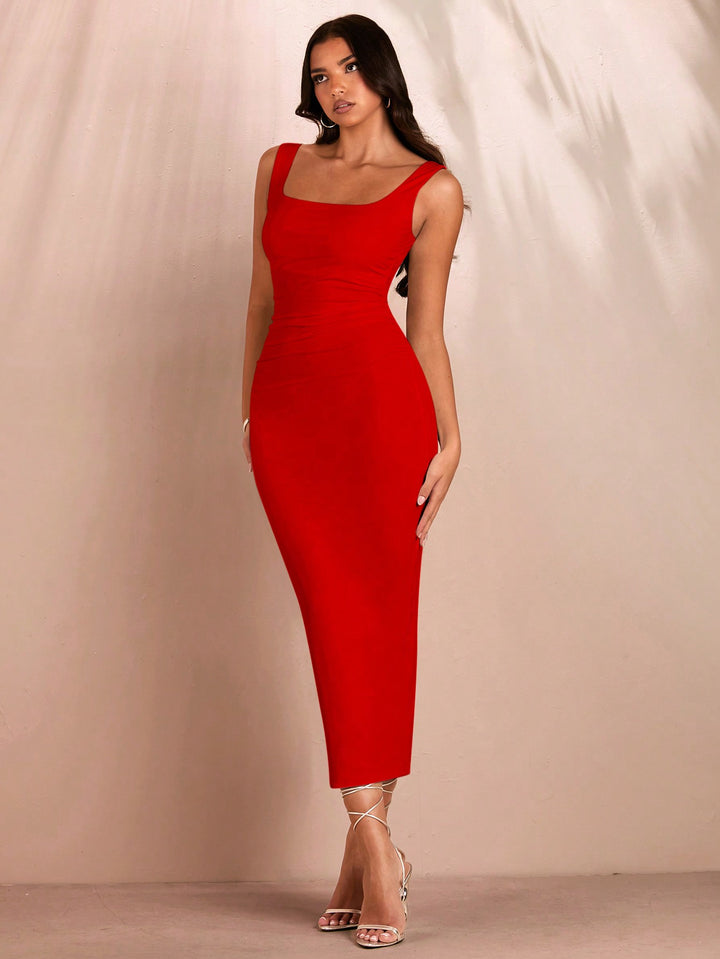 Rochie maxi SHEIN, roșu