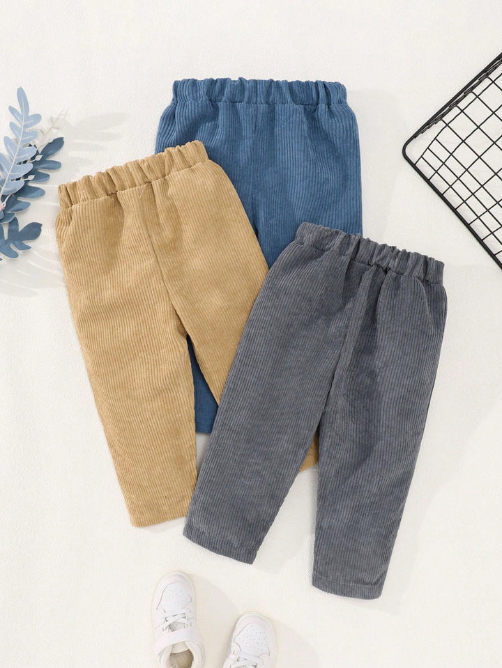 Pantalon corduroy casual SHEIN