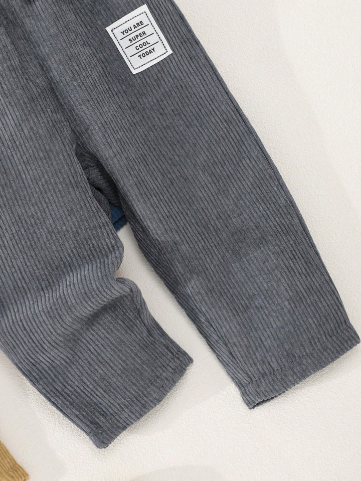 Pantalon corduroy casual SHEIN
