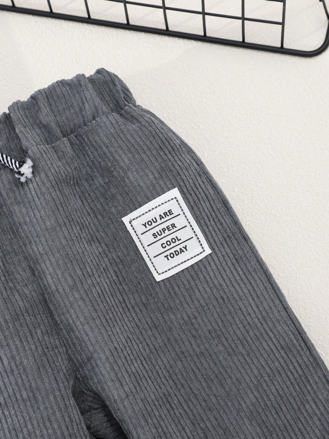 Pantalon corduroy casual SHEIN