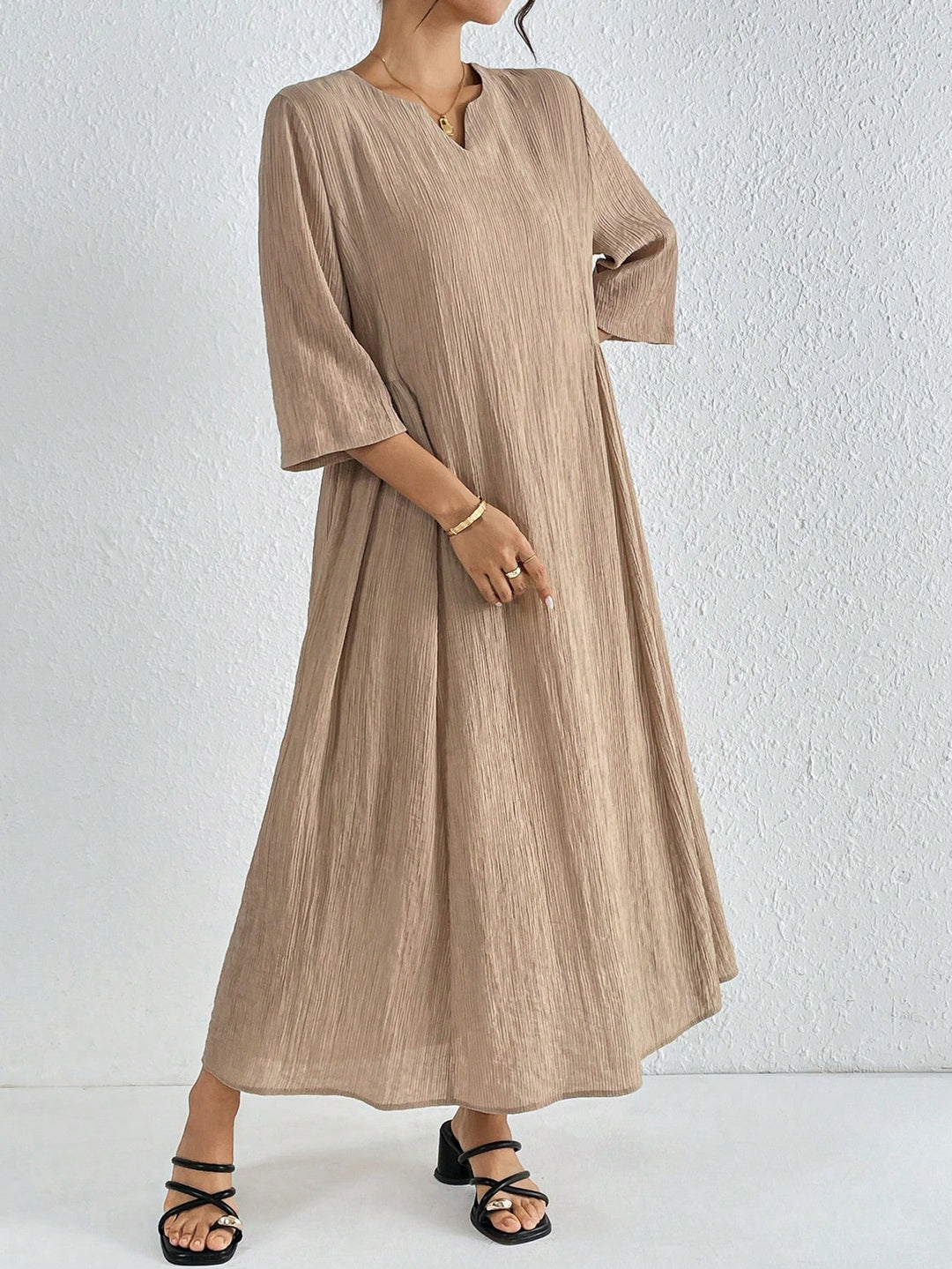 Rochie maxi SHEIN, maro