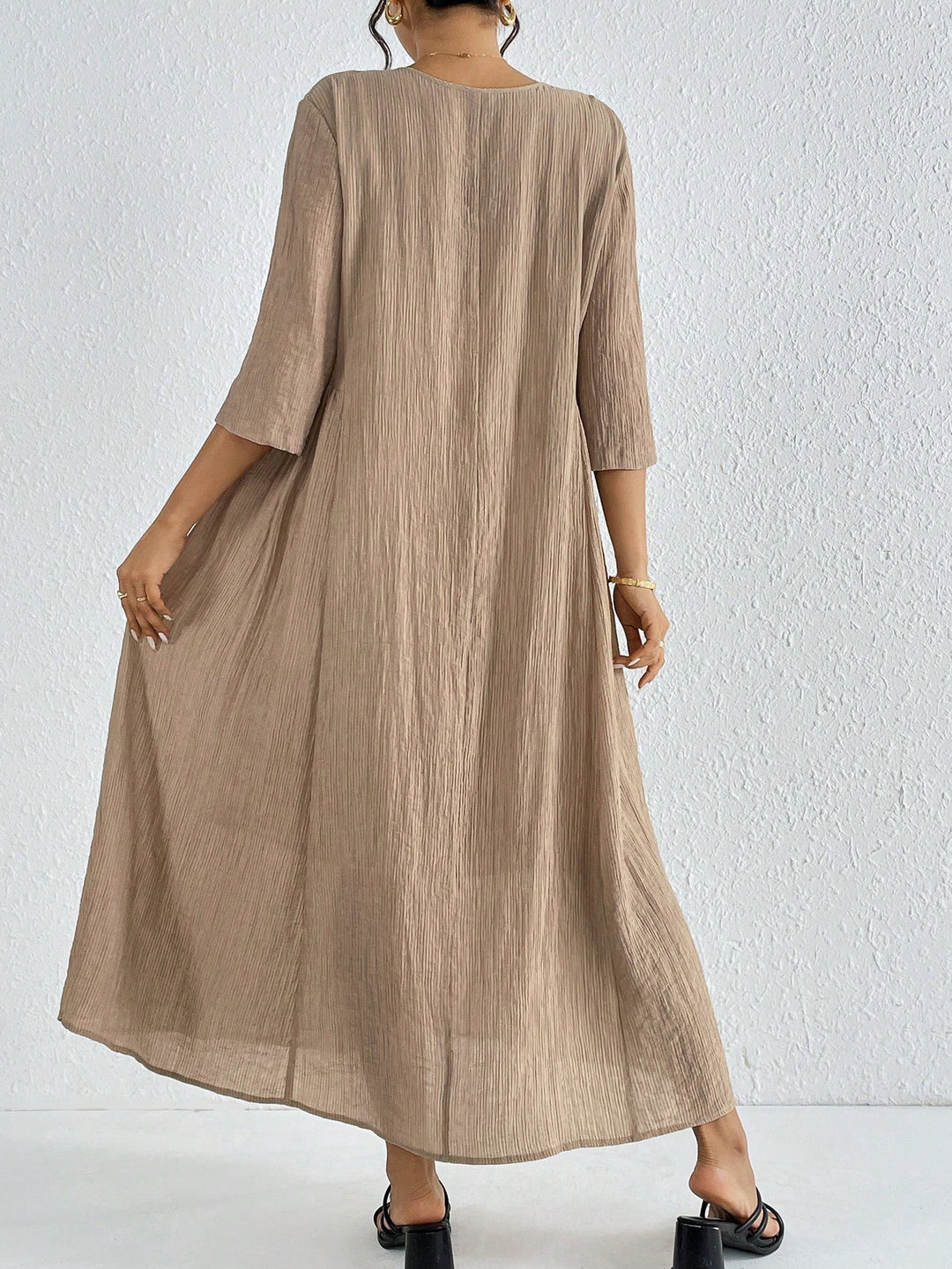 Rochie maxi SHEIN, maro