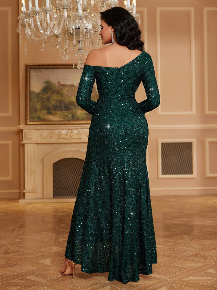 Rochie de ocazie SHEIN, verde