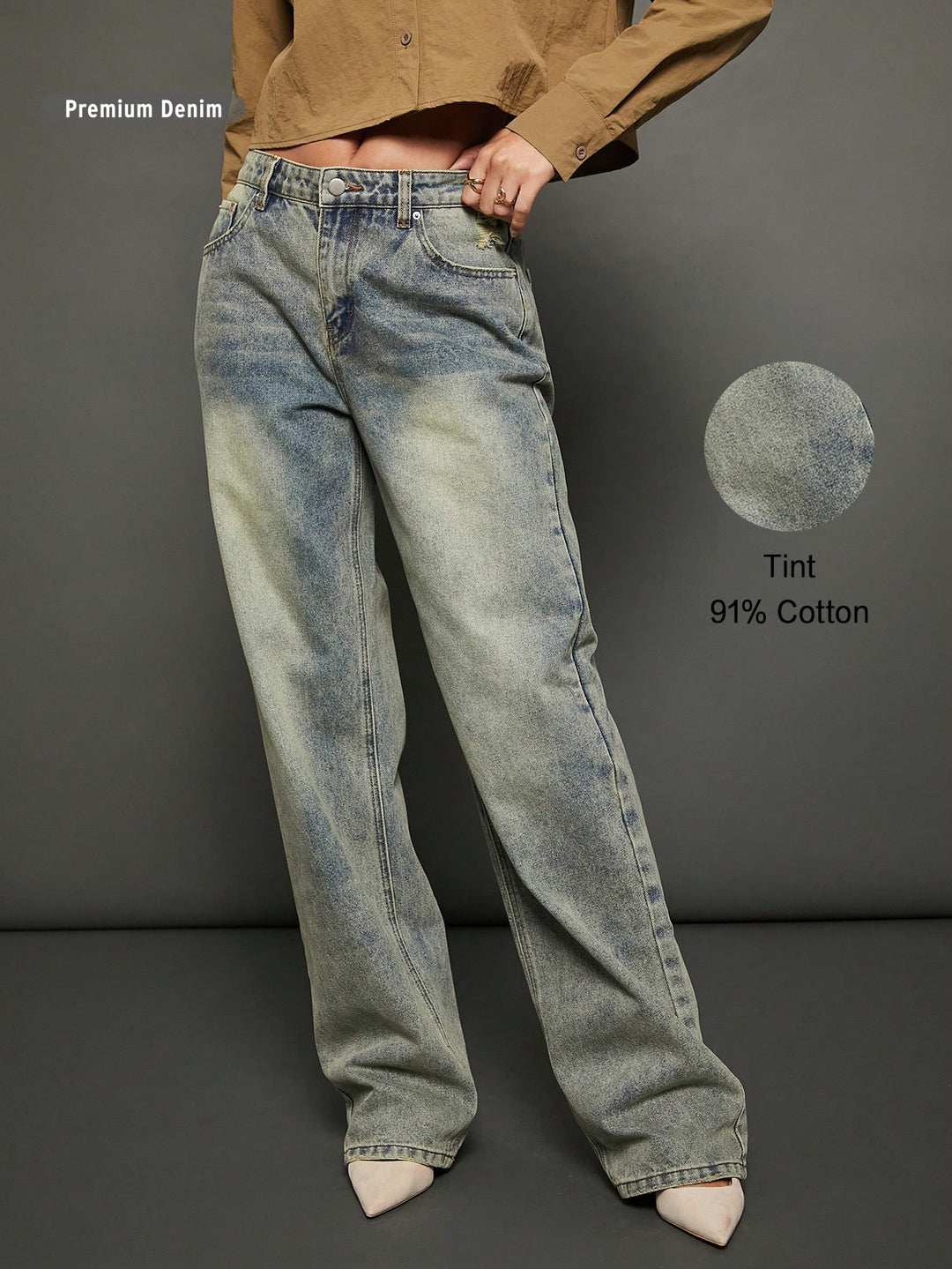 Jeans SHEIN, albastru