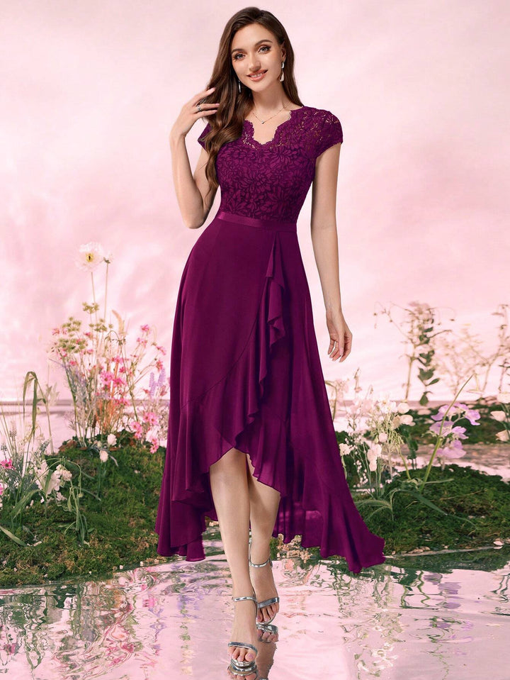 SHEIN midi ruha, lila